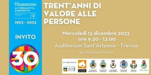 Trent'anni di valore alle persone